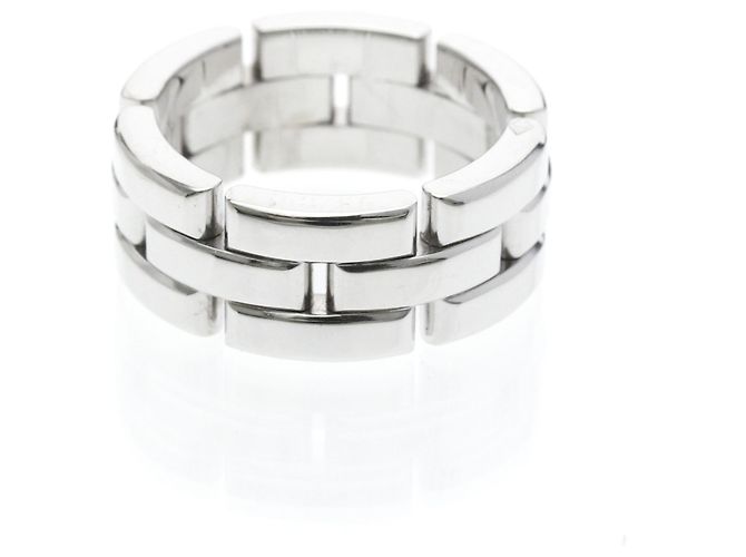 Cartier Maillon Panthère Ring aus 18K Weißgold Silber - Ansicht 2