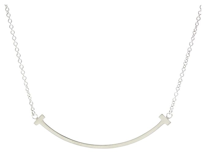 Tiffany & Co Collar Tiffany T Smile de tamaño pequeño Plata - vista 2