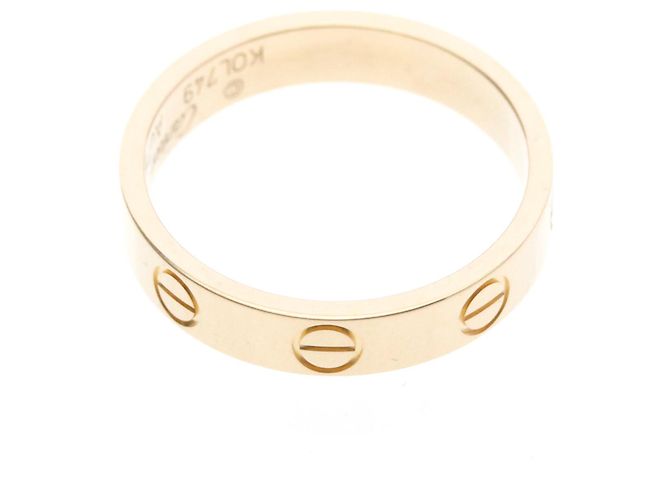 Anello Mini Love di Cartier in oro rosa D'oro - vista 10