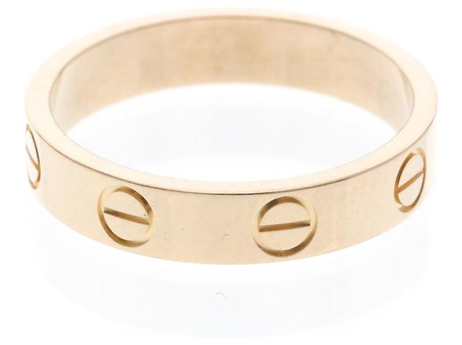 Anello Mini Love di Cartier in oro rosa D'oro - vista 3