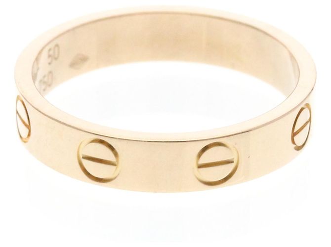 Anello Mini Love di Cartier in oro rosa D'oro - vista 4