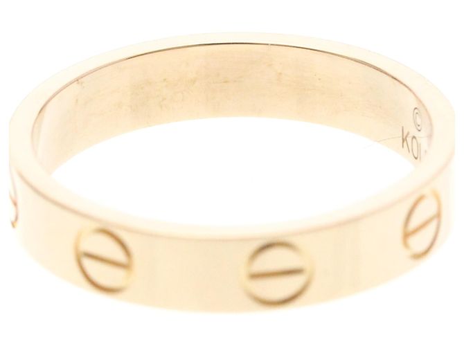 Anello Mini Love di Cartier in oro rosa D'oro - vista 7