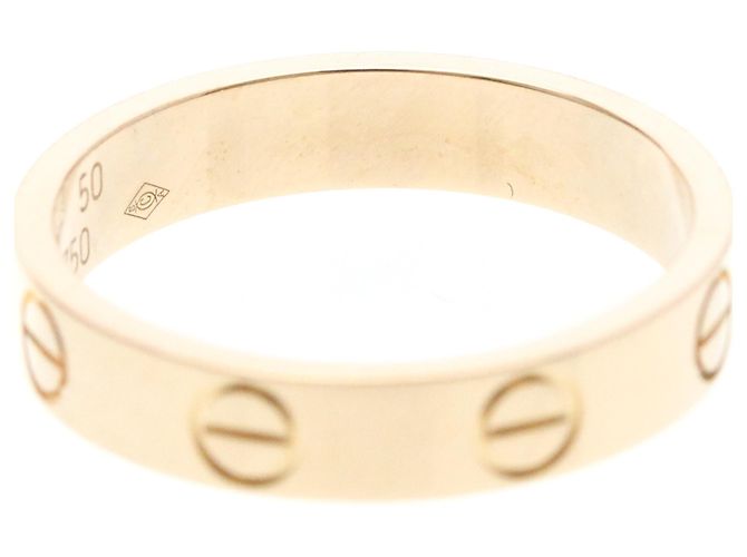Anello Mini Love di Cartier in oro rosa D'oro - vista 9