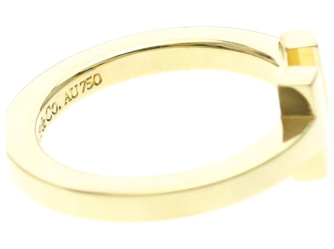 Tiffany & Co Anello Tiffany T Square in oro giallo 18K D'oro - vista 8