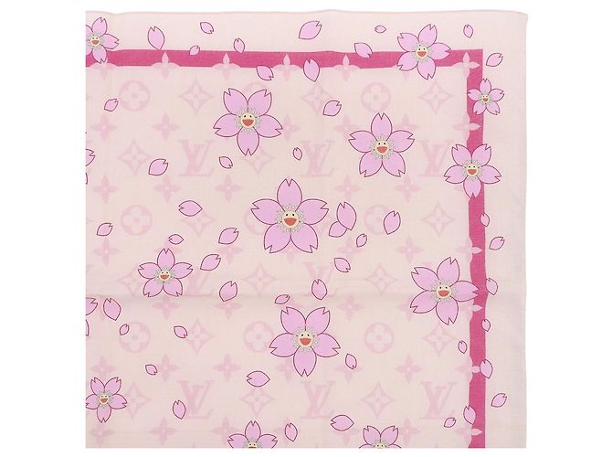 Fazzoletto Louis Vuitton Takashi Murakami Rosa - vista 3