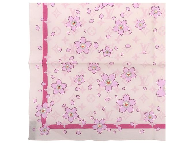 Fazzoletto Louis Vuitton Takashi Murakami Rosa - vista 4