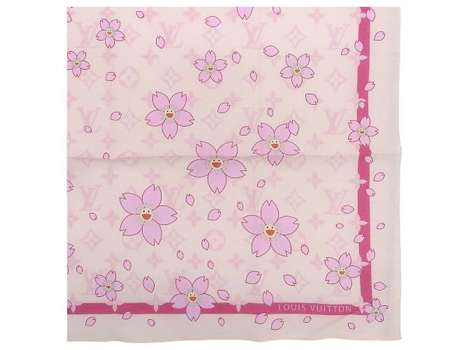 Fazzoletto Louis Vuitton Takashi Murakami Rosa - vista 5