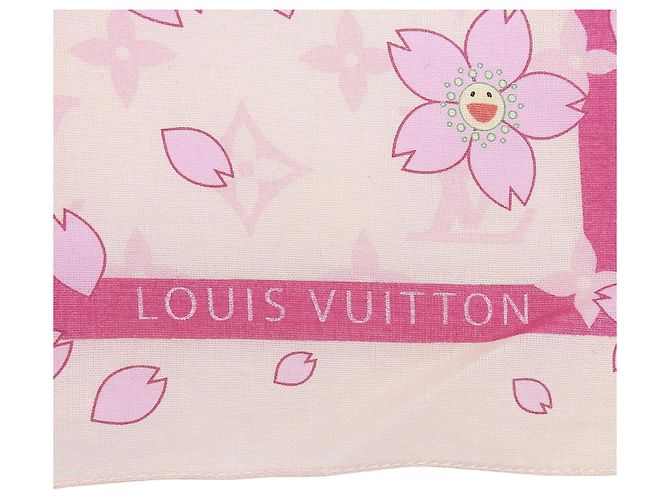 Fazzoletto Louis Vuitton Takashi Murakami Rosa - vista 6