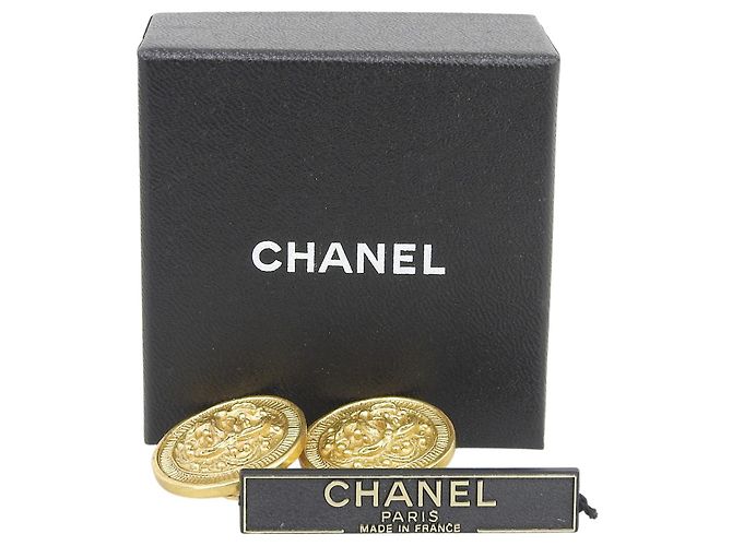 Orecchini Chanel Vintage 94A Gold Clip D'oro - vista 2