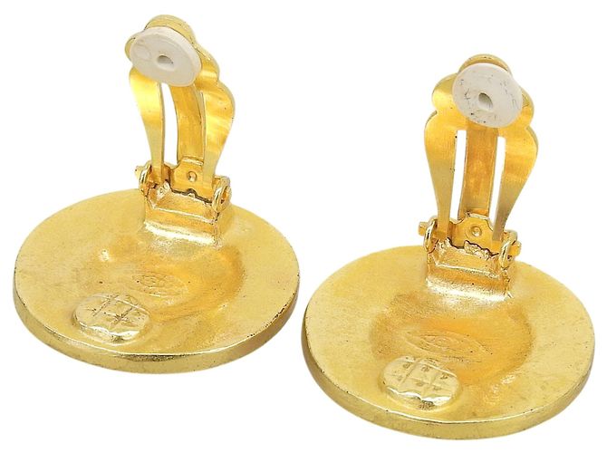 Orecchini Chanel Vintage 94A Gold Clip D'oro - vista 6