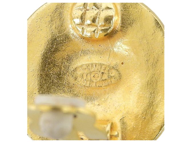 Orecchini Chanel Vintage 94A Gold Clip D'oro - vista 8