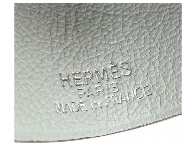 Hermès Colar Clochette de couro vintage Hermes Cinza - vista 6