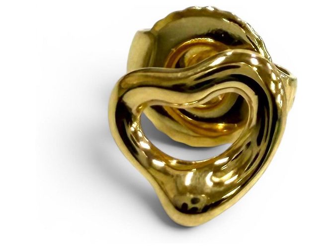 Tiffany & Co. Elsa Peretti Open Heart Ohrstecker Golden - Ansicht 5