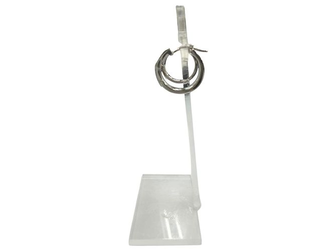 Orecchini a cerchio Atlas di Tiffany & Co. 750 (WG) 6-Diamanti - vista 4