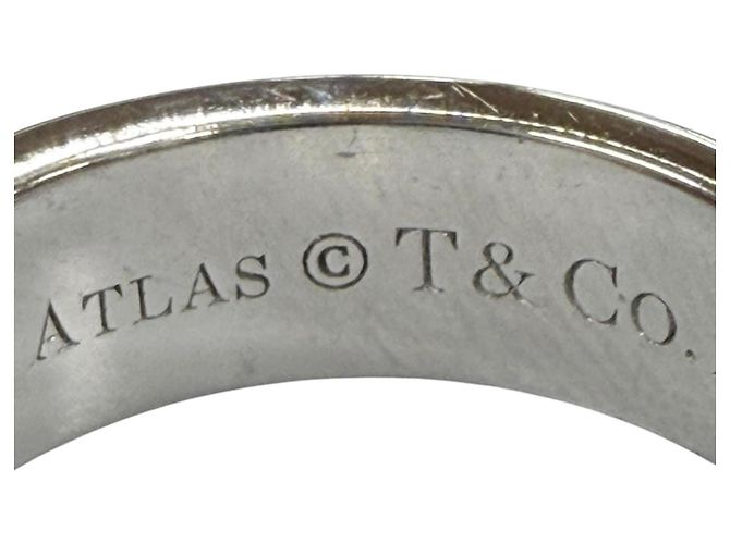 Orecchini a cerchio Atlas di Tiffany & Co. 750 (WG) 6-Diamanti - vista 8