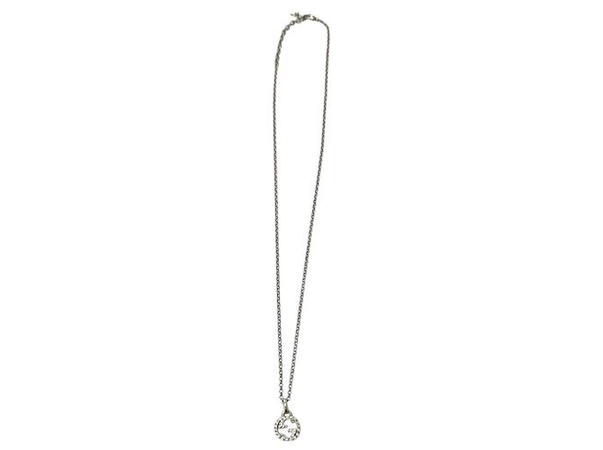 GUCCI 455535 AG925 Collana a catena Arabesque con Interlocking G Argento - vista 3