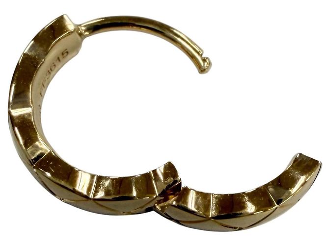 Orecchini a lobo Chanel Coco Crush in oro giallo 18K D'oro - vista 4
