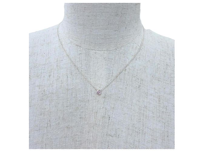 Collana Tiffany & Co. Elsa Peretti Color by the Yard in zaffiro rosa Argento - vista 3