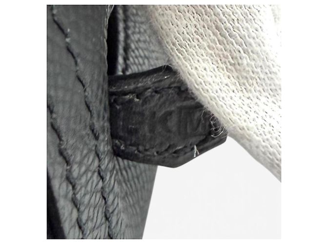 Hermès Hermes Plume Mini 20 Handtasche Schwarz - Ansicht 10