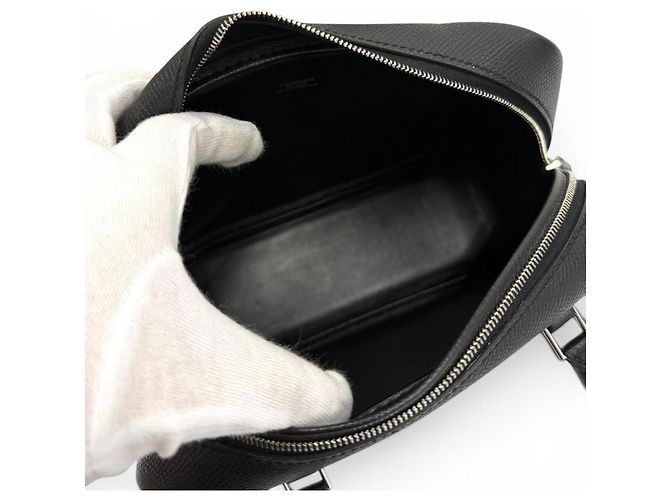 Hermès Hermes Plume Mini 20 Handtasche Schwarz - Ansicht 5
