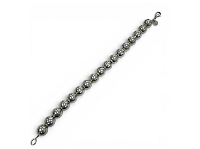 Tiffany & Co Bracciale charm Tiffany Hardware Ball 925 Argento - vista 2