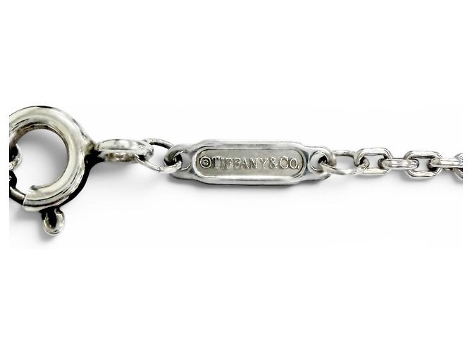Tiffany & Co Collana con pendente a maglie Tiffany HardWear in perle d'acqua dolce Argento Bianco - vista 9