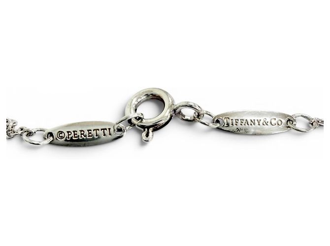 Bracciale Tiffany & Co. Elsa Peretti By the Yard 1P Zaffiro Rosa Argento - vista 5
