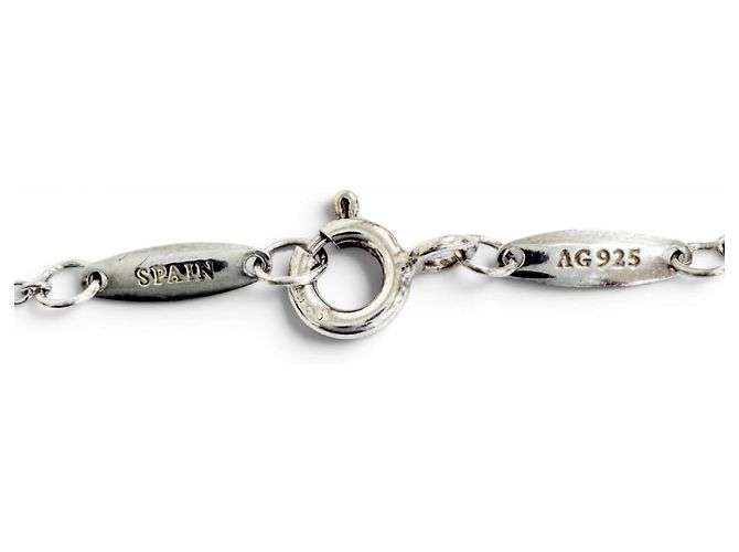 Bracciale Tiffany & Co. Elsa Peretti By the Yard 1P Zaffiro Rosa Argento - vista 6