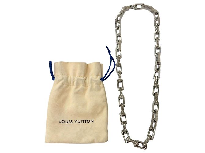Louis Vuitton 2020 Collier Chain Monogram Necklace Argento - vista 2