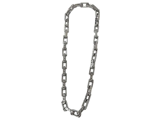 Louis Vuitton 2020 Collier Chain Monogram Necklace Argento - vista 4