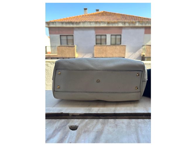 Borsa a mano Gucci in pelle beige - vista 3