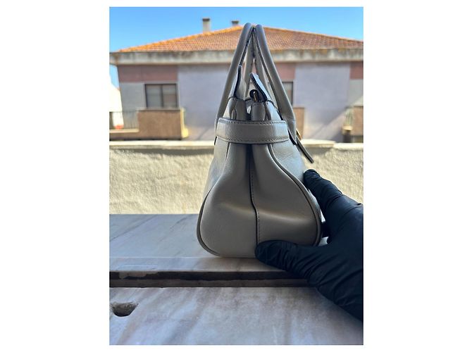 Borsa a mano Gucci in pelle beige - vista 5