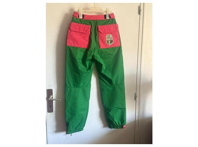 Pantalon de ski The North Face x Gucci Rose Vert - vue 3