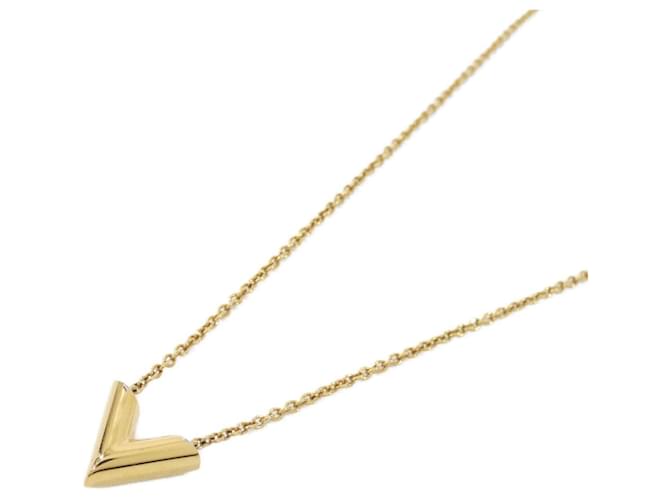Collana Essential V Louis Vuitton D'oro - vista 3