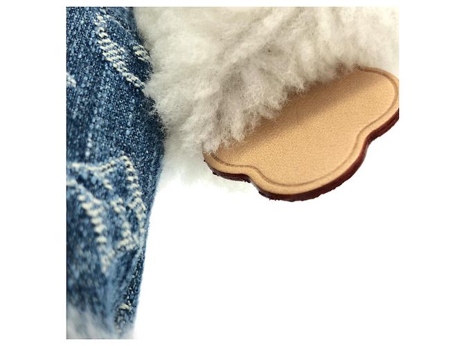 Zaino Louis Vuitton Monogram Denim Vivienne Blu - vista 4