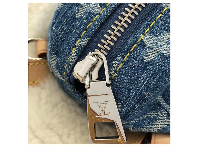 Zaino Louis Vuitton Monogram Denim Vivienne Blu - vista 6