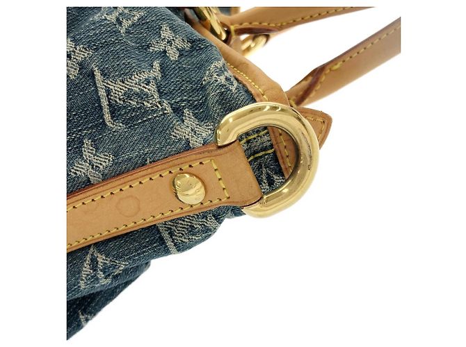 Borsa Louis Vuitton Monogram Denim Neo Cabby MM Blu - vista 6