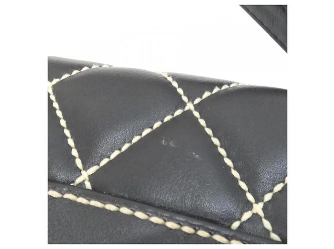 Borsa Chanel Wild Stitch Line 27569 Nero - vista 4