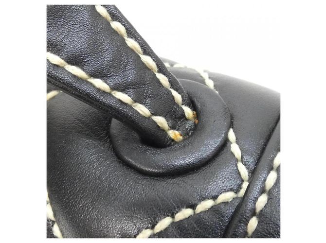 Borsa Chanel Wild Stitch Line 27569 Nero - vista 7