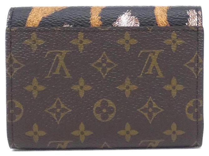 Monedero Louis Vuitton Monogram Leopard Castaño - vista 2