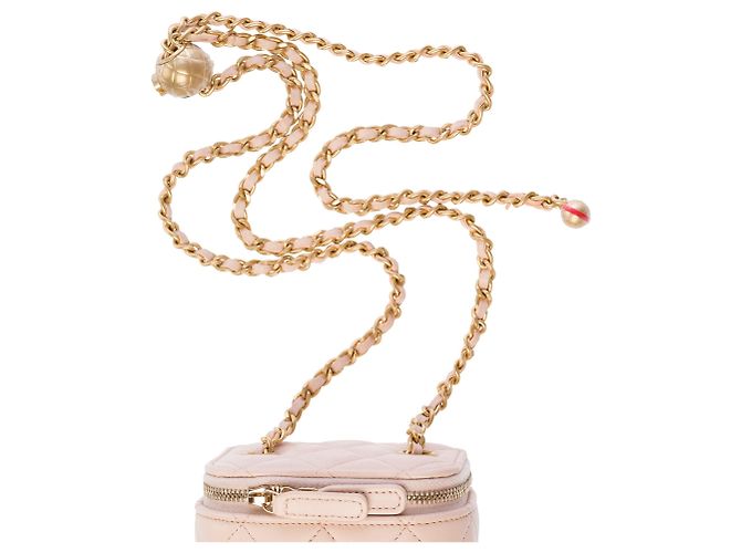 Borsa CHANEL Vanity in Pelle Rosa - 103784 - vista 10