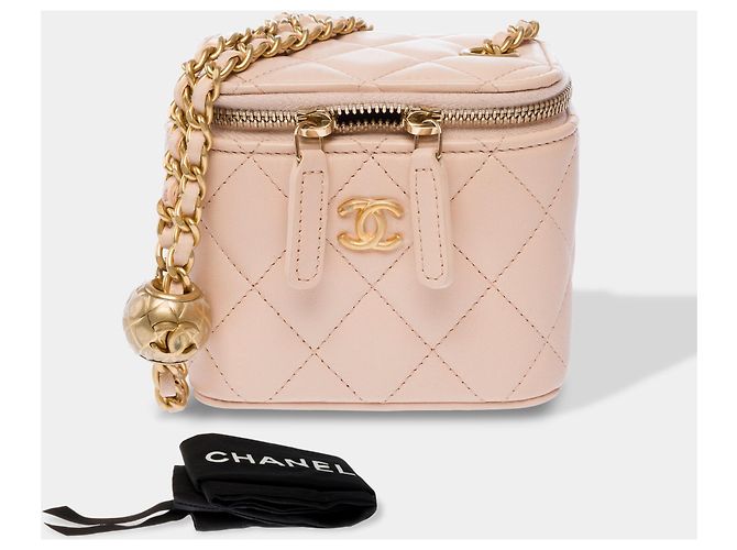 Borsa CHANEL Vanity in Pelle Rosa - 103784 - vista 2