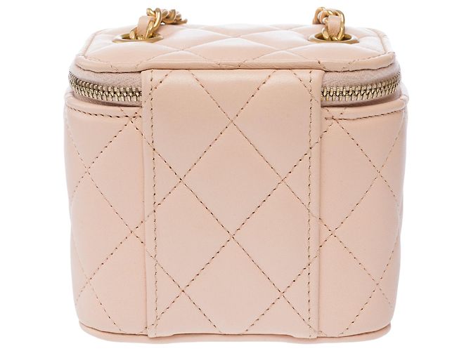 Borsa CHANEL Vanity in Pelle Rosa - 103784 - vista 4