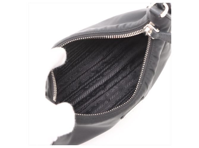 Prada Borsa a tracolla Re-Edition 2005 in nylon Econyl Black Nero - vista 9