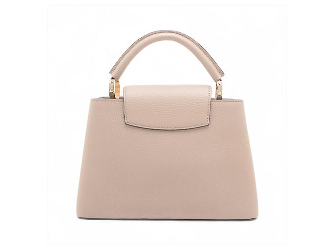Louis Vuitton Borsa Capucines BB Taurillon Leather Beige - vista 6