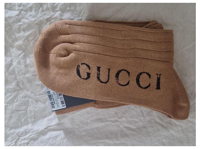 Gucci Baumwollsocken Beige - Ansicht 3