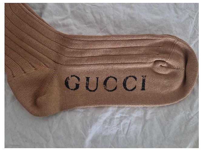 Gucci Baumwollsocken Beige - Ansicht 4