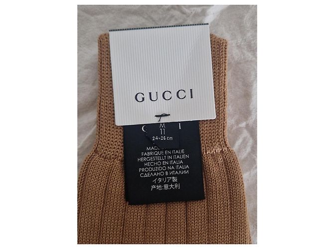 Gucci Baumwollsocken Beige - Ansicht 7