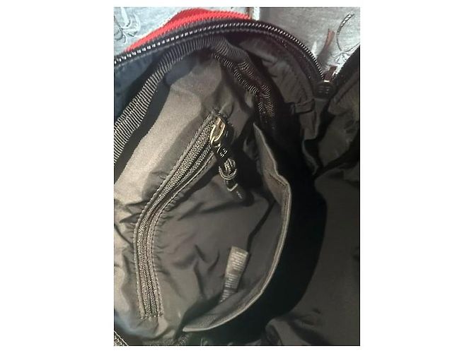 Zaino Balenciaga in nylon rosso e giallo - vista 4