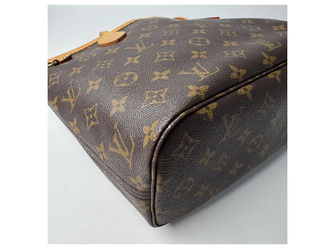 Borsa Tote Louis Vuitton Neverfull PM Marrone - vista 12